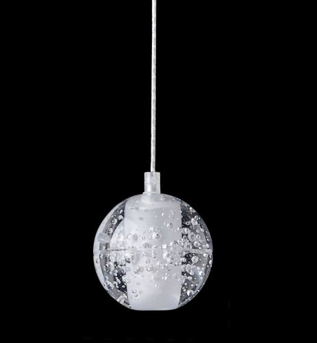 Светильник подвесной GASPAR SP1 WHITE Crystal Lux белый 1 лампа, основание белое в стиле современный  фото 2